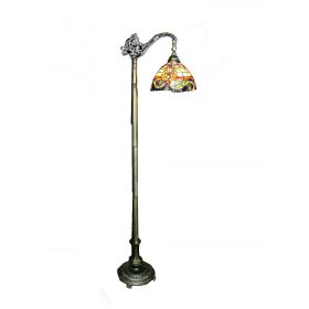 Tiffany-style Rome Reading Lamp