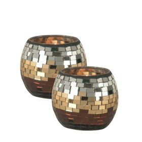 Dale Tiffany Chalet Candle Holder Brown in finish