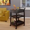 Jeston Entertainment Cart; Espresso