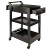 Jeston Entertainment Cart; Espresso