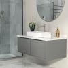 Modern Square Above Counter White Porcelain Ceramic Bathroom Vessel Vanity Sink Art Basin