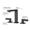 Widespread 2-Handle High-Arc Bathroom Faucet