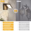 Inowel Wall Sconce LED Integrated Porch Light Modern Waterproof IP54 Wall Lamps Outdoor Head Adjustable 32109