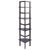 Aiden Corner Bakers Rack in Coffee Finish