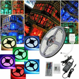 Led Strip Lights 5050 RGB Bluetooth Room Light Color Changing with Remote (Option: black-4)